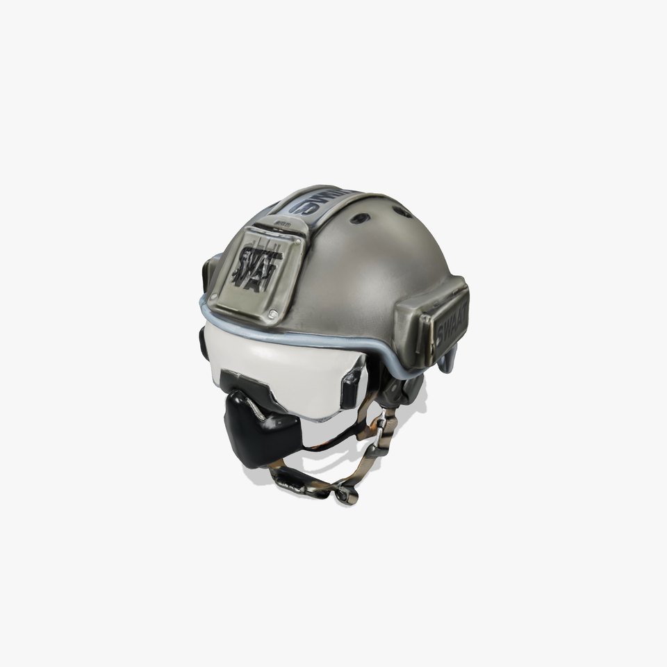 Tactical SWAT Helmet D Model Pack