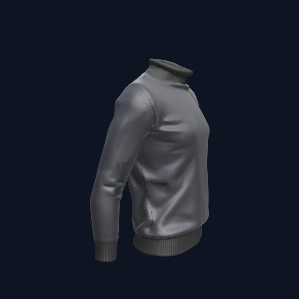 Turtleneck Sweater D Model Pack