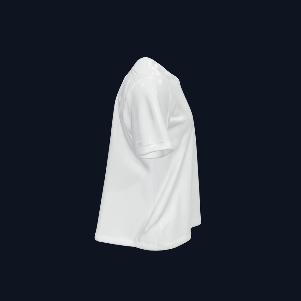 White TShirt D Model Pack for Animation and Games