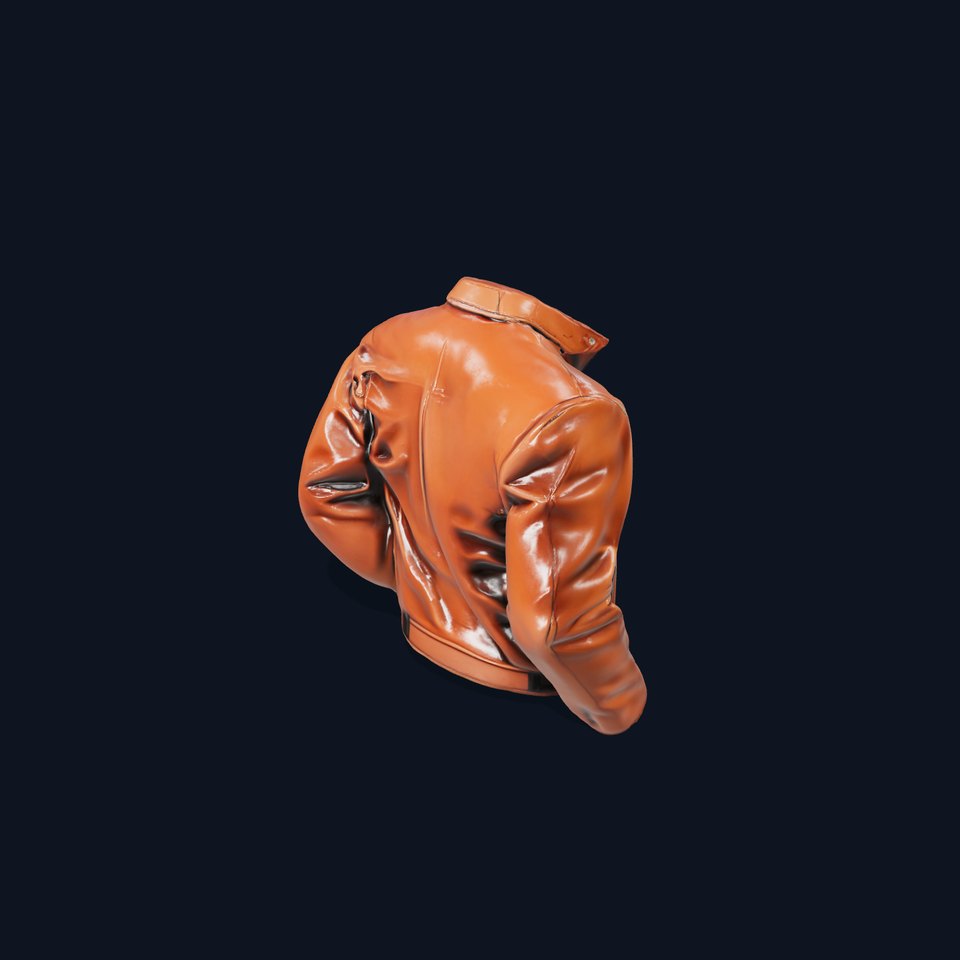 Realistic Leather Jacket D Model Pack