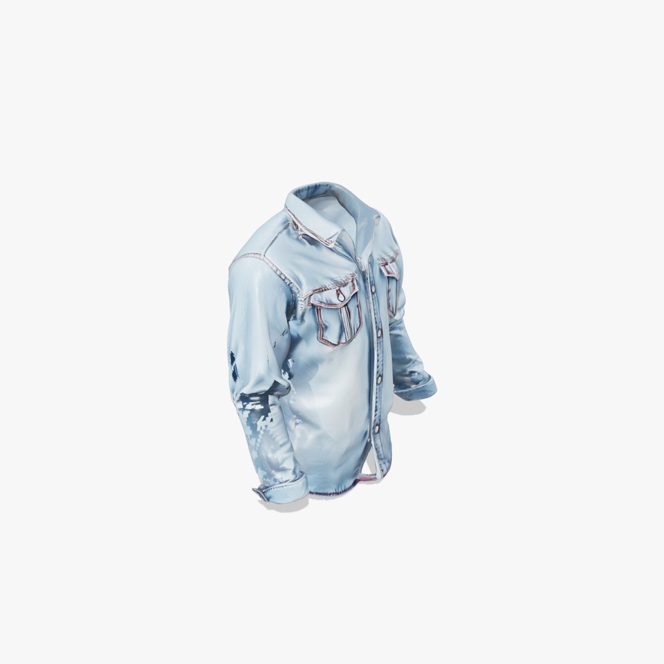 Denim Shirt Model Pack with Realistic Detail