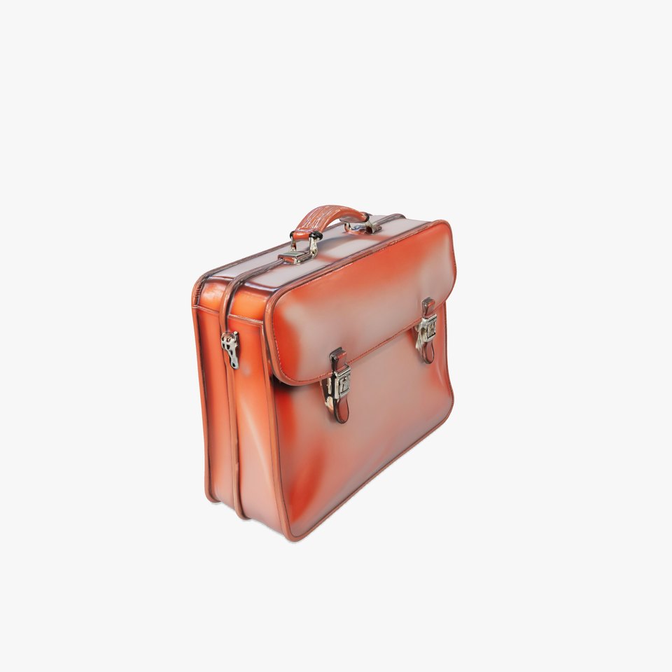 Business Leather Briefcase Model Pack