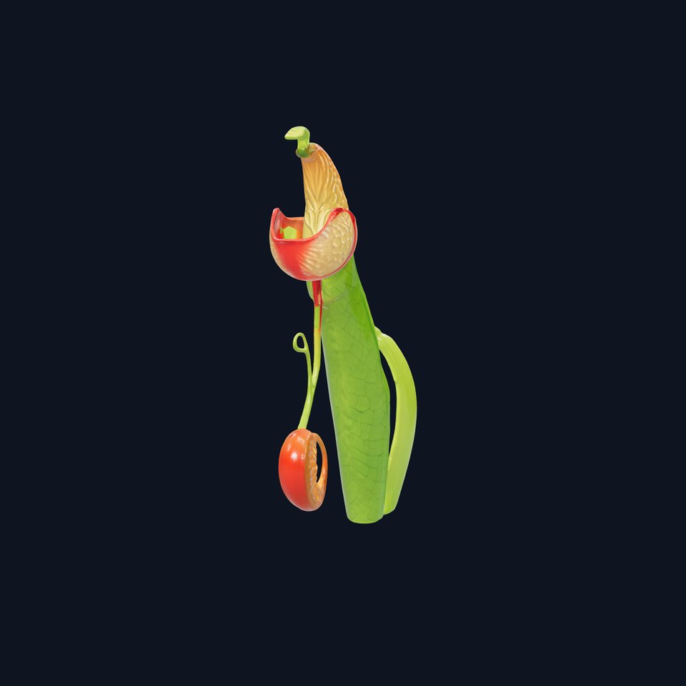 Exotic Pitcher Plant Model Pack