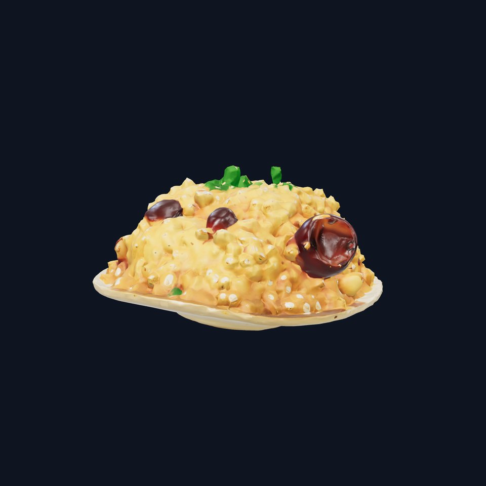 Delicious Risotto with Mushrooms Model Pack
