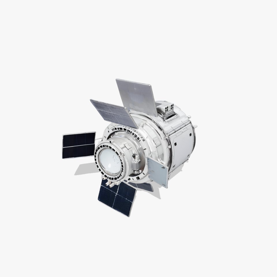 Space Satellite Module D Model Pack