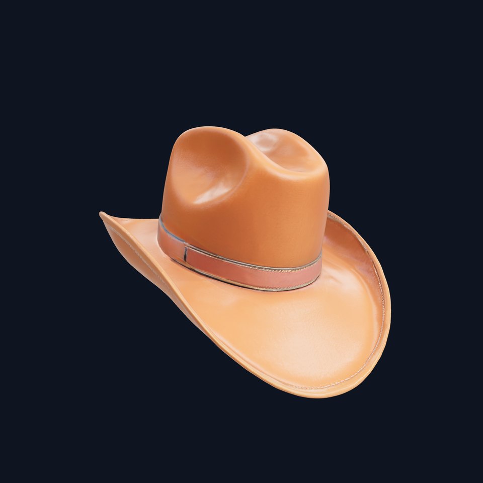 Classic Cowboy Hat Model Pack with PBR Textures