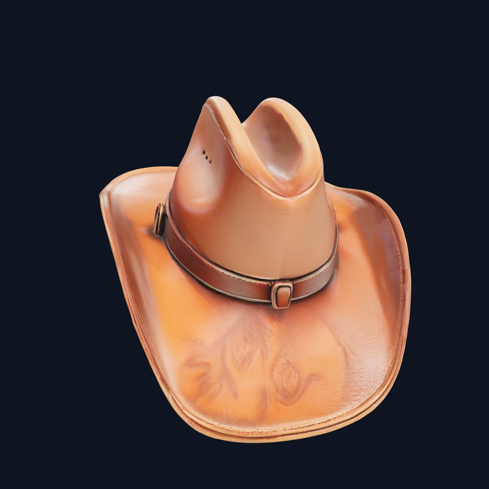 Cowboy Hat D Model Pack