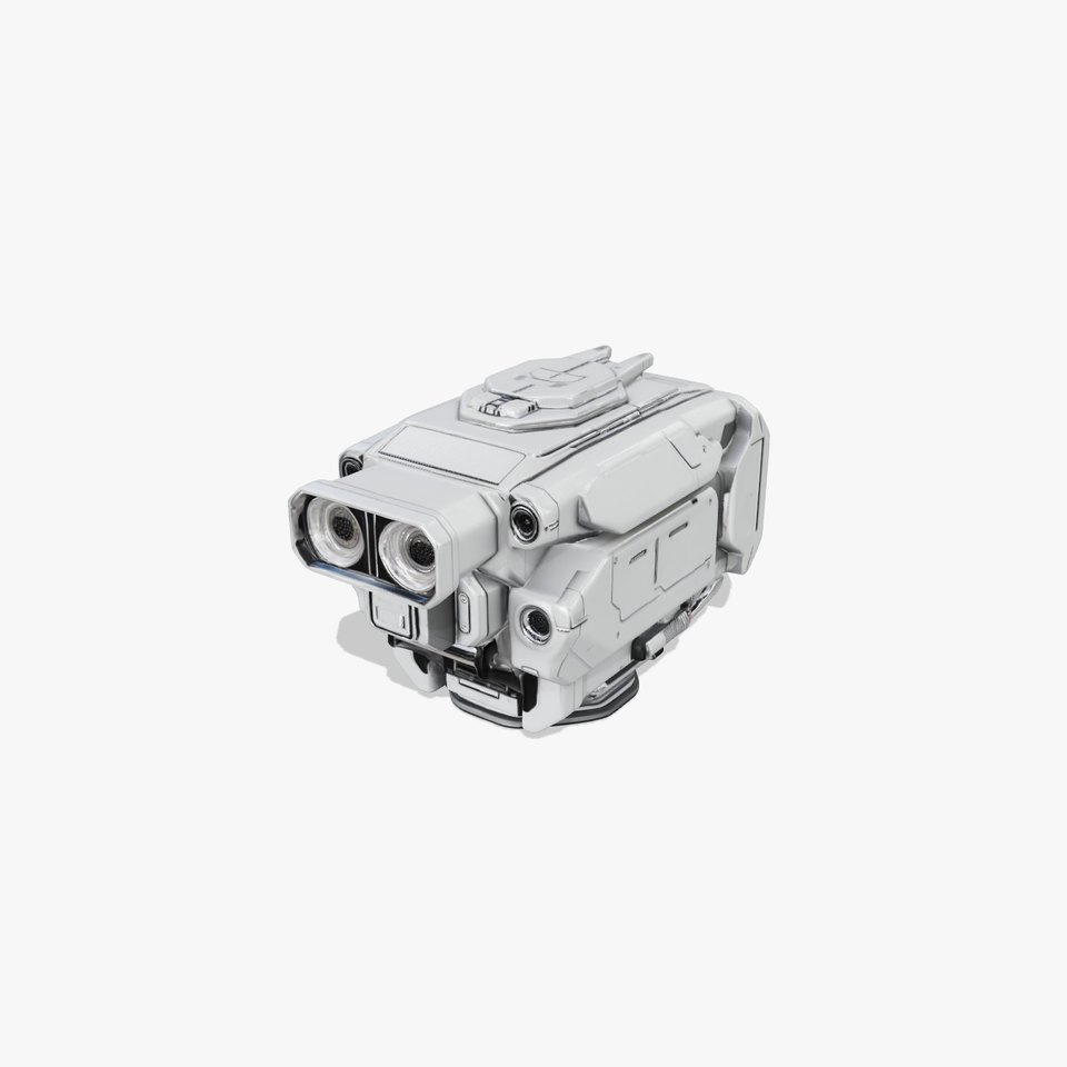 SciFi Surveillance Drone Camera Model Pack