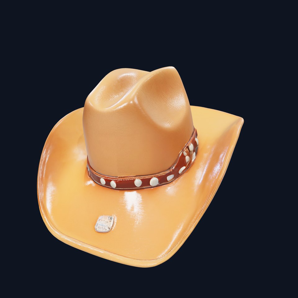 Cowboy Hat D Model Pack