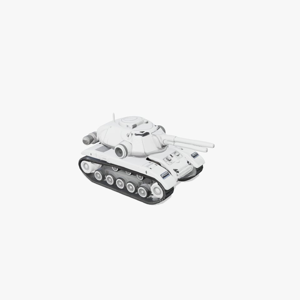 Futuristic Armored Tank Model Pack