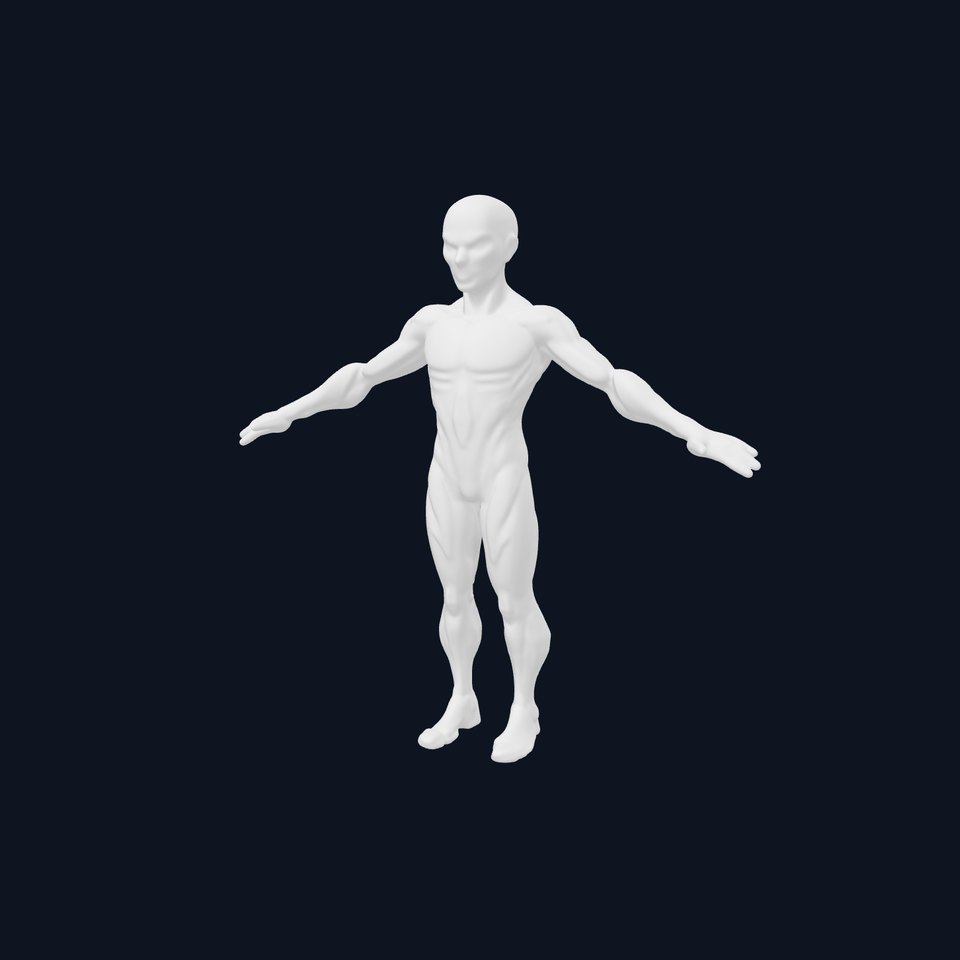 Neon Cyborg Warrior  Futuristic D Character Model with Glowing Accents