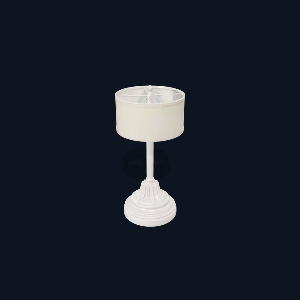 Elegant Table Lamp D Model Pack