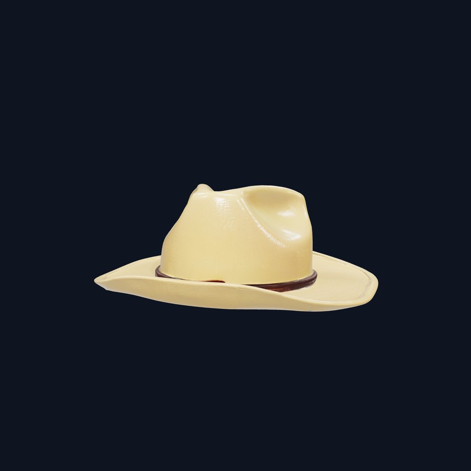 Classic Cowboy Hat Model Pack with PBR Textures