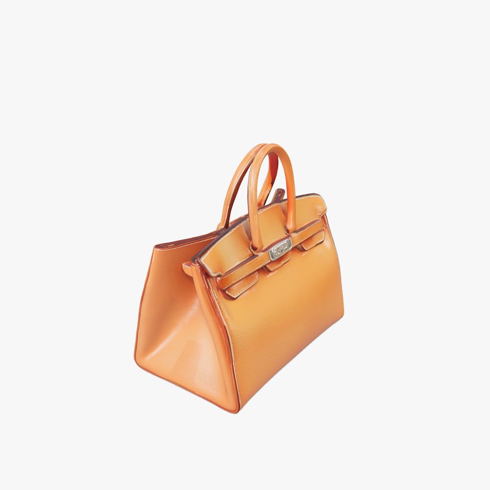 Elegant Leather Handbag D Model Pack