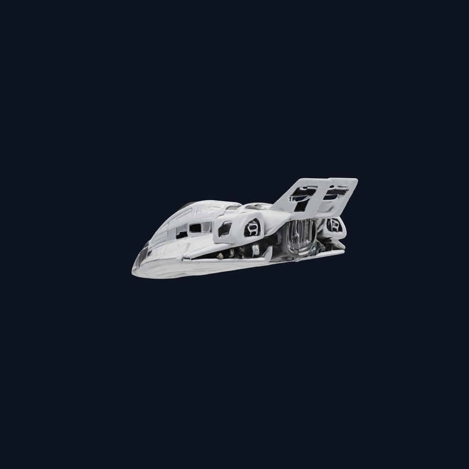 Futuristic Spacecraft Model Pack with Detailed Textures