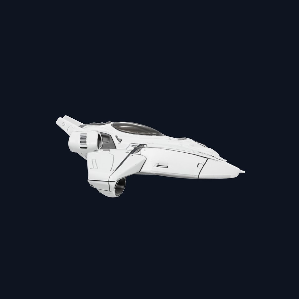 Futuristic Spaceship Model Pack