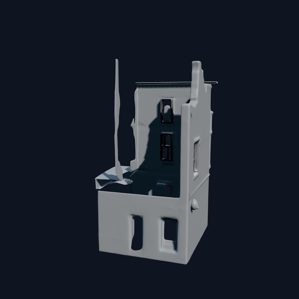 Abandoned Brick Building Model Pack  HighQuality D Environment