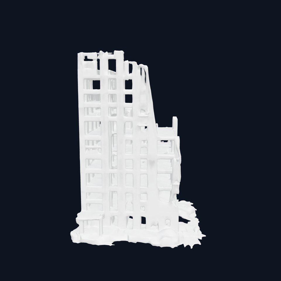 Urban Ruins Building model pack  Destructed Cityscape Collection