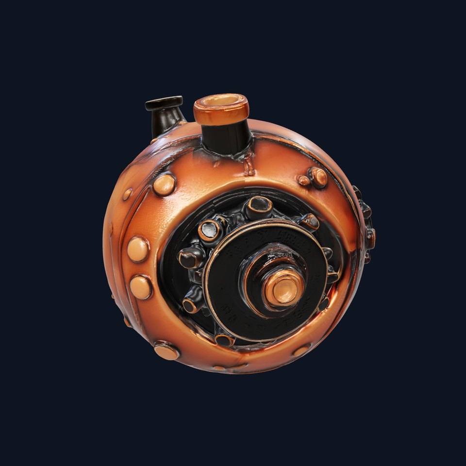 Steampunk Gear Orb Model Pack