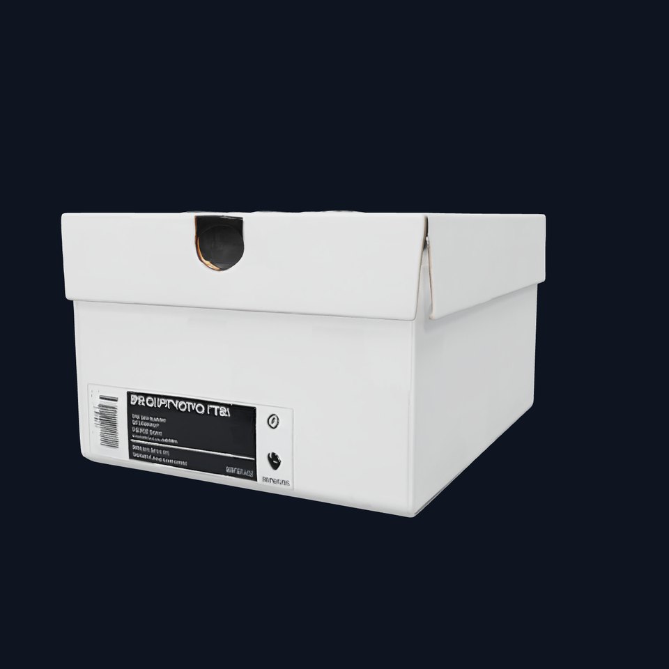 Shoe Box D Model Pack with Realistic Textures