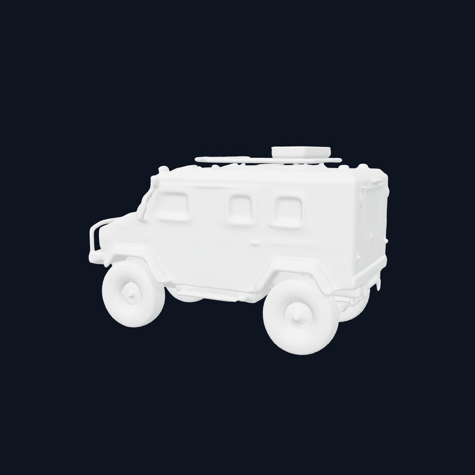 Armored Vehicle Model Pack for HighDetail Rendering and Game Design