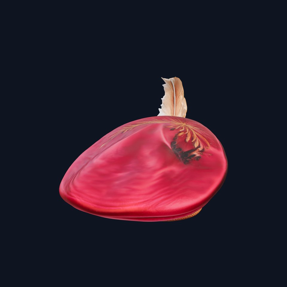 Royal Embroidered Feather Cap Model Pack