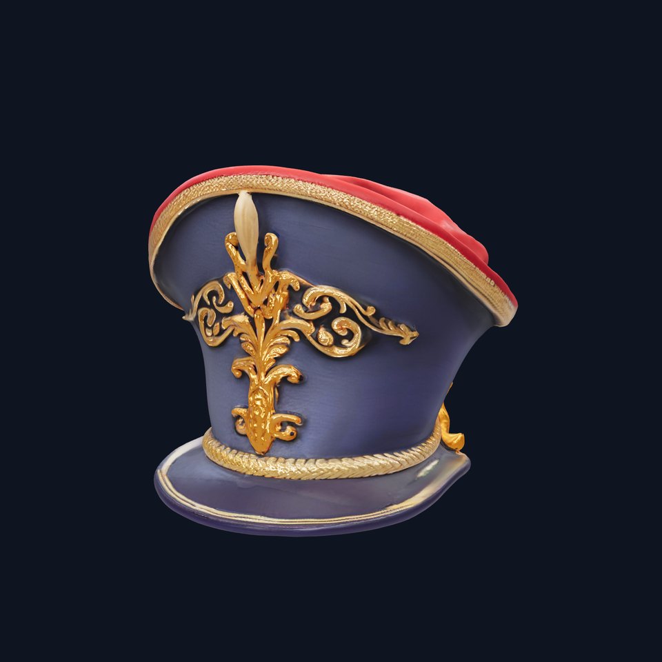Ornate Military Hat D Model Pack