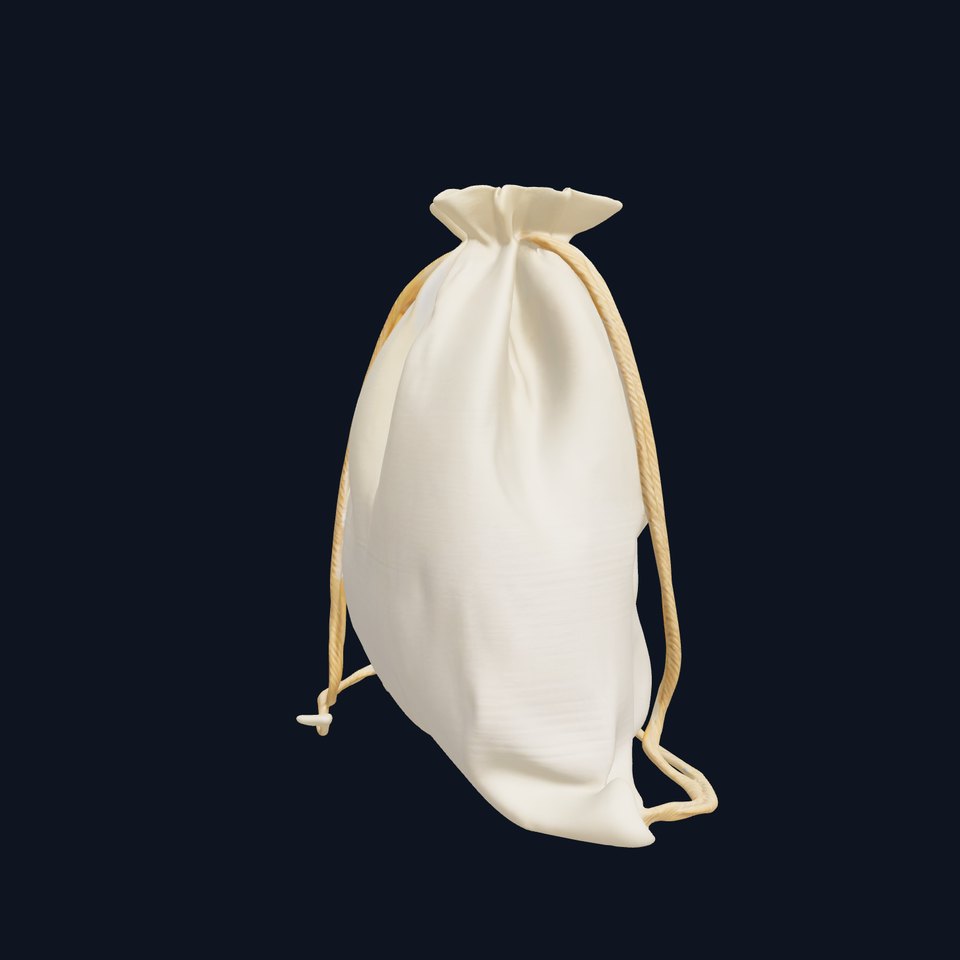 Drawstring Canvas Bag Model Pack