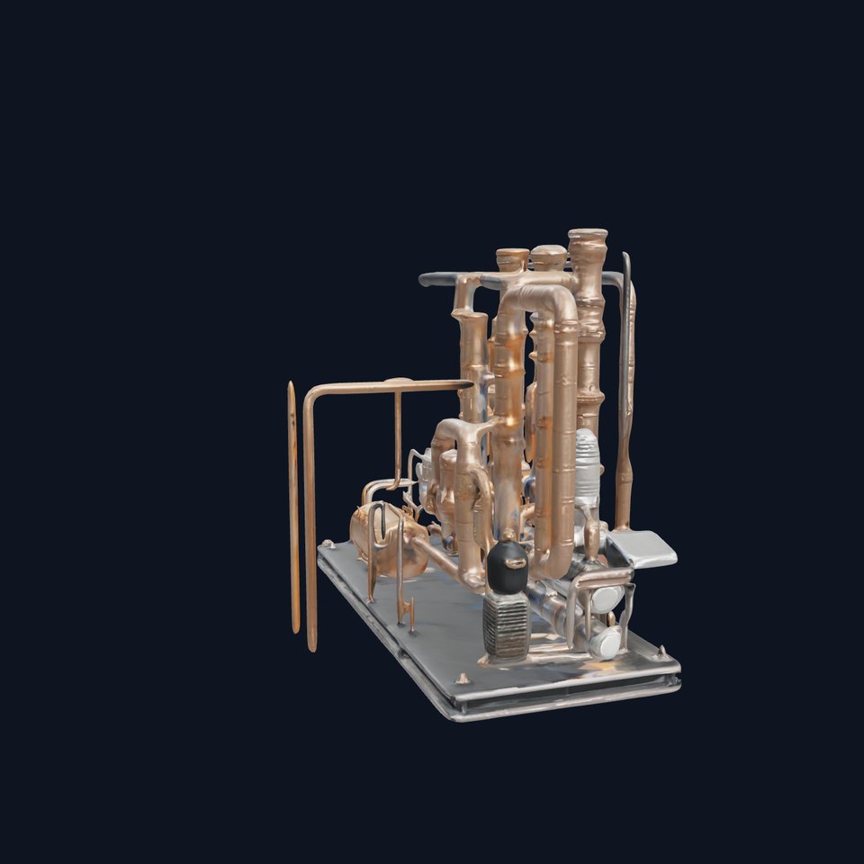 Industrial Refinery Pipes and Equipment Model Pack
