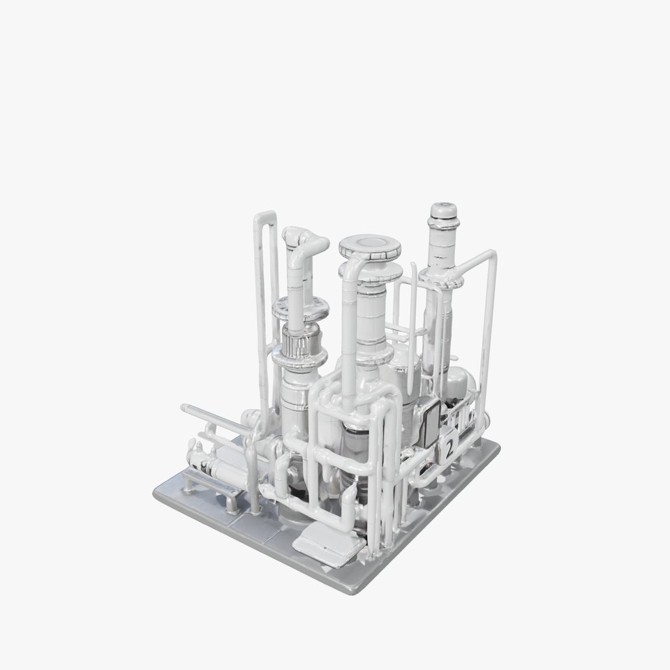 Industrial Chemical Plant Model Pack