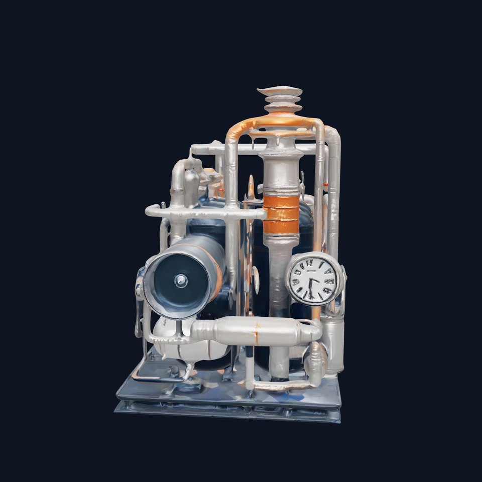 Industrial Steampunk Machine Model Pack