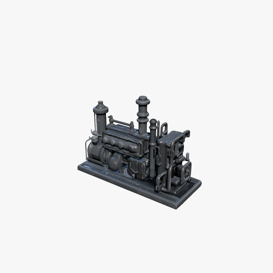 Industrial Generator Model Pack for Production and Game Design