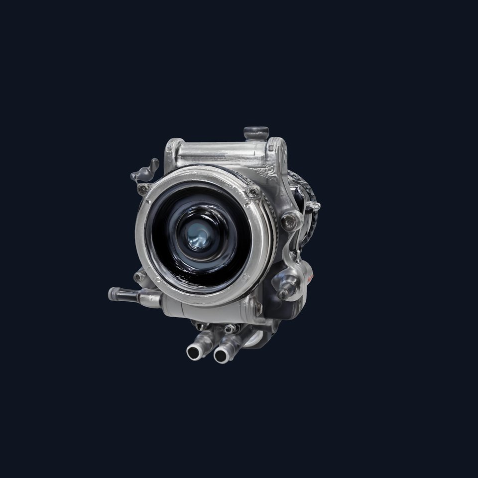 Futuristic Industrial Camera Model Pack