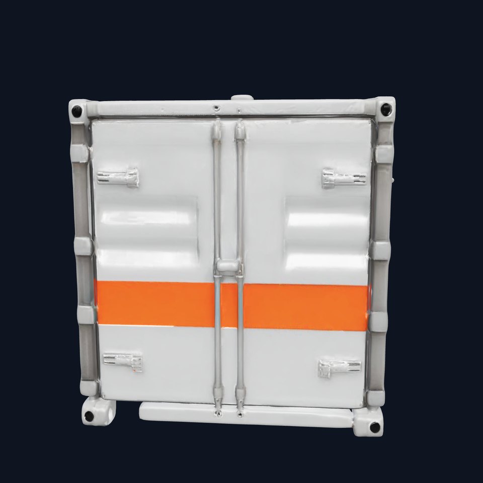 Industrial Shipping Container model pack with PBR Textures
