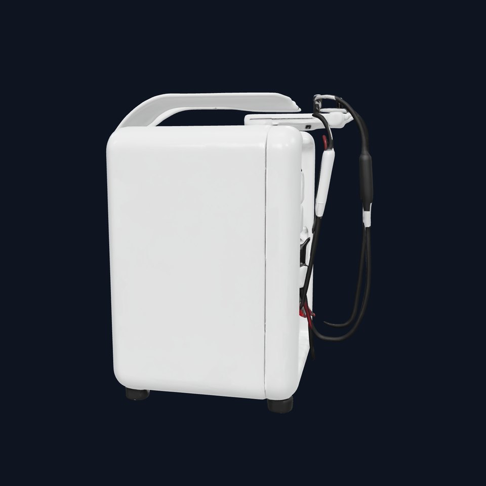 Medical Equipment Device Model Pack with Multiple Attachments