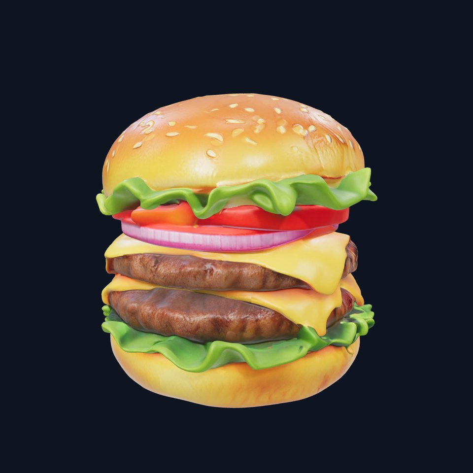 Cheeseburger DoubleStack Model Pack