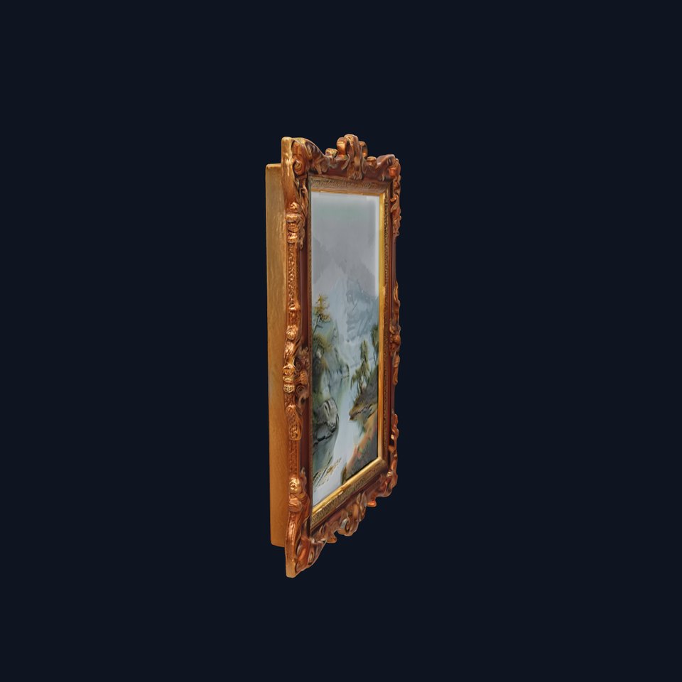 Ornate Classical Picture Frame Model Pack