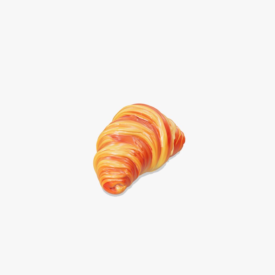 Realistic Croissant Model Pack