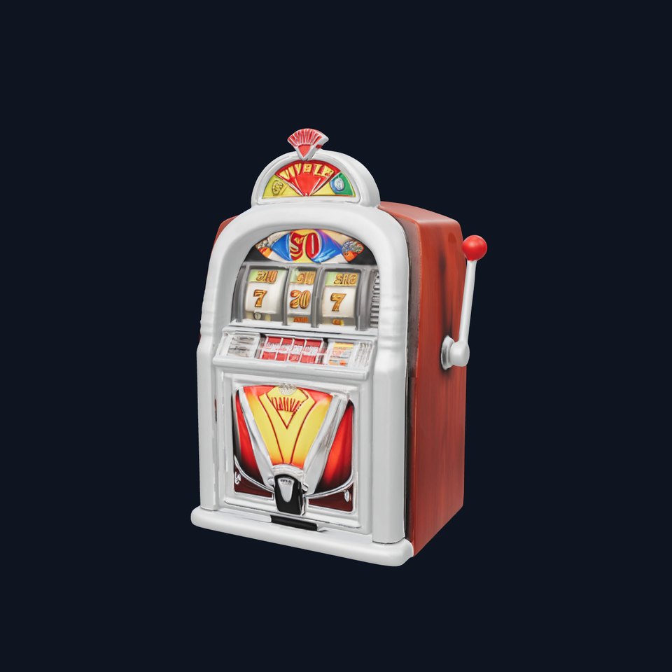 Vintage Slot Machine D Model Pack