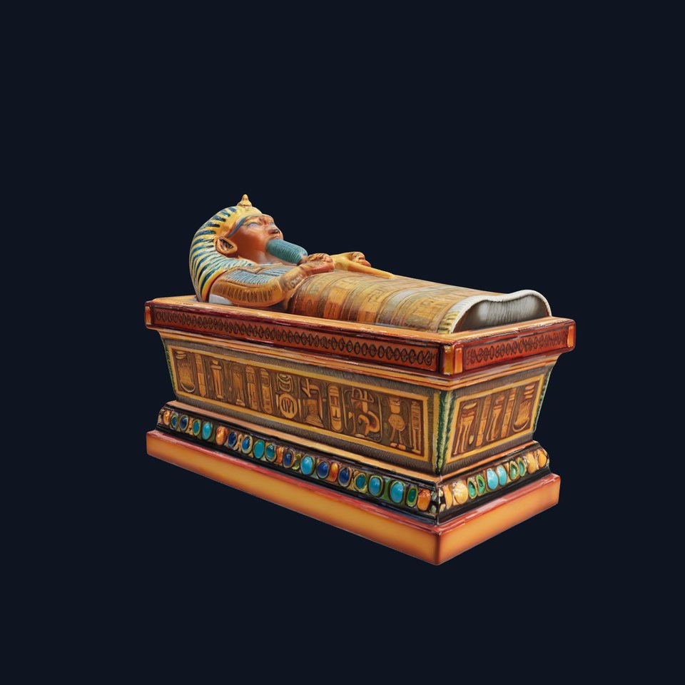 Ancient Egyptian Sarcophagus Model Pack