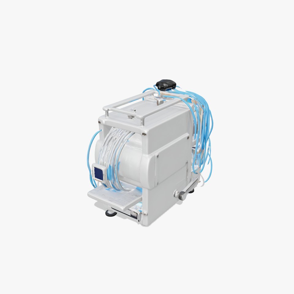 Industrial Machine with Cables Model Pack