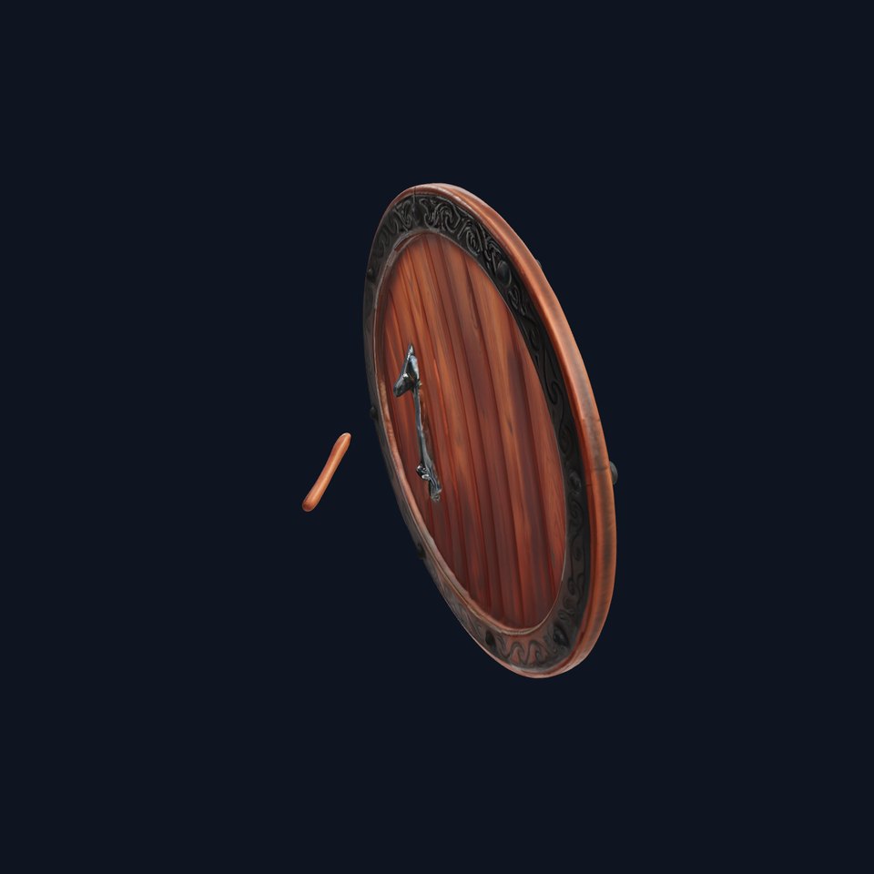 Medieval Round Shield Model Pack