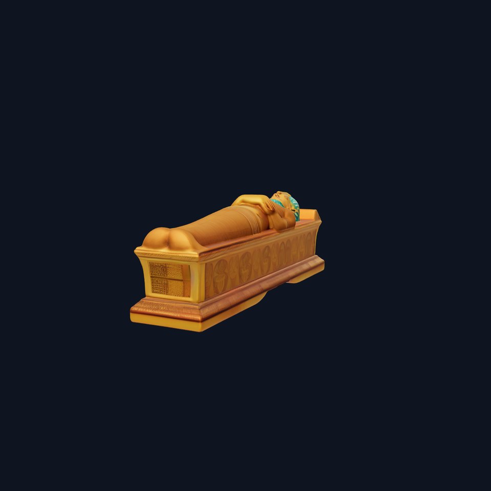 Ancient Egyptian Sarcophagus Model Pack with HighDetail Textures