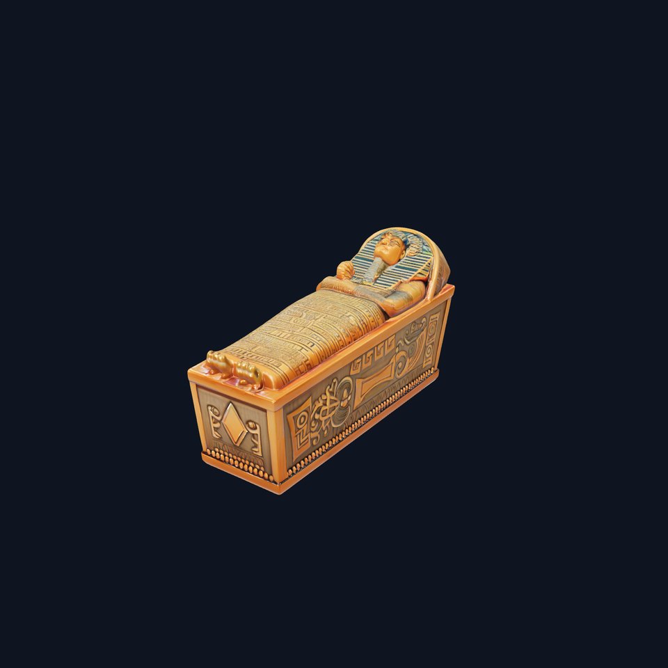 Ancient Egyptian Sarcophagus Model Pack for D Render