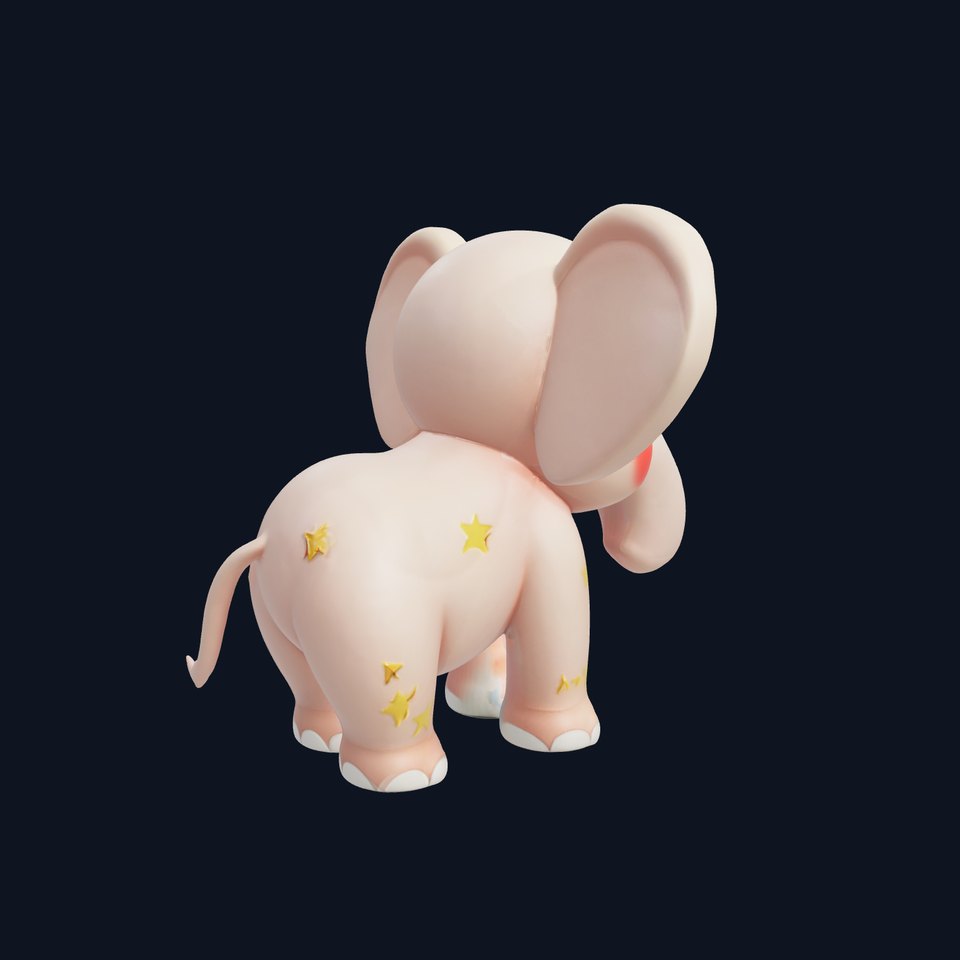 Cartoon Elephant Model Pack for Animation and Games