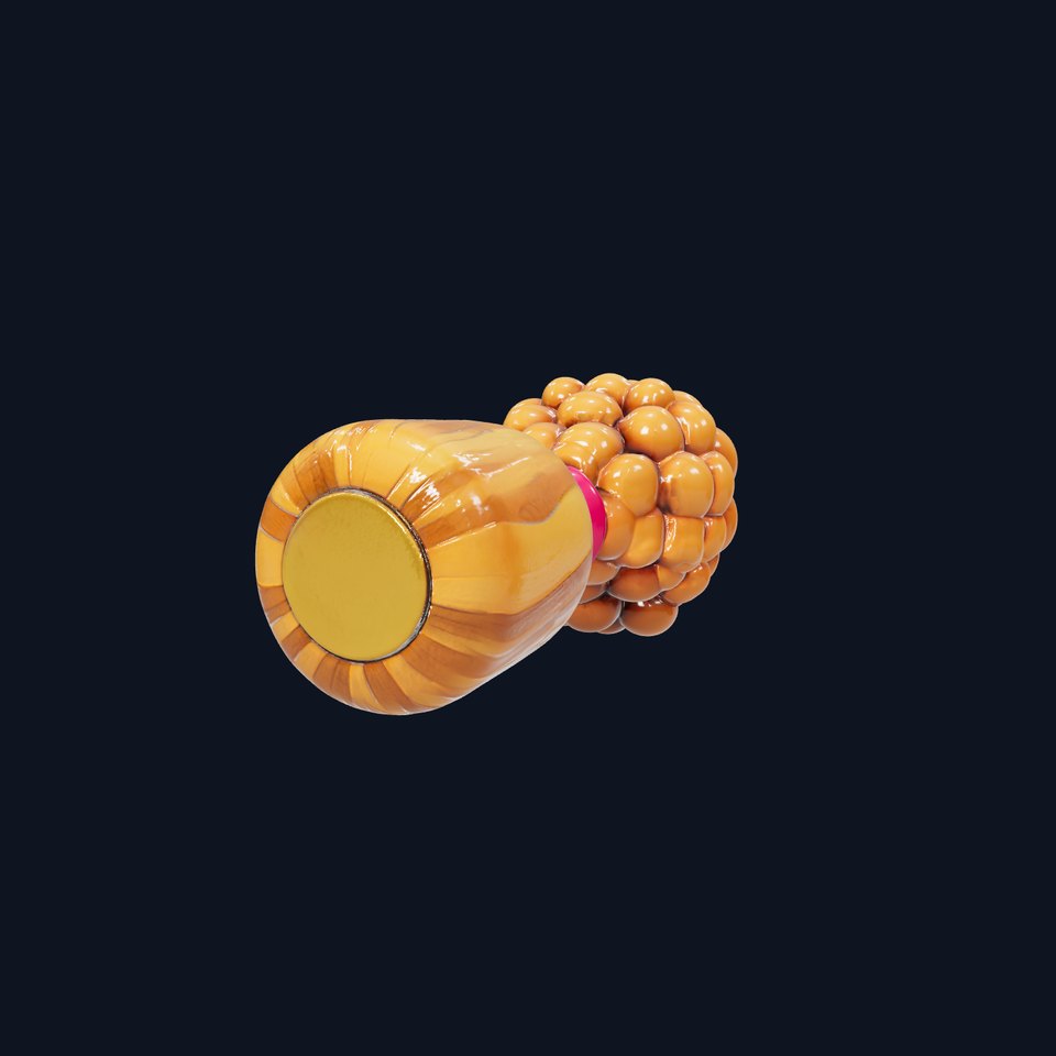 Wooden Maracas Musical Instrument D Model Pack