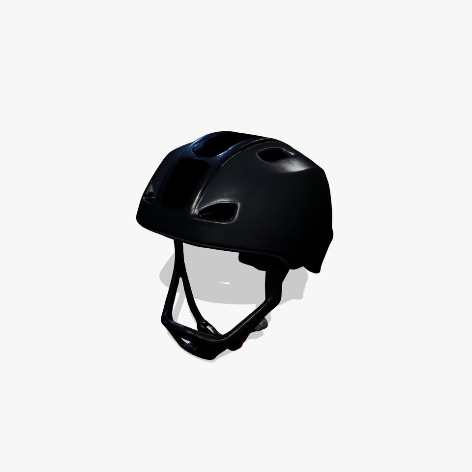 Modern Bicycle Helmet D Model Pack