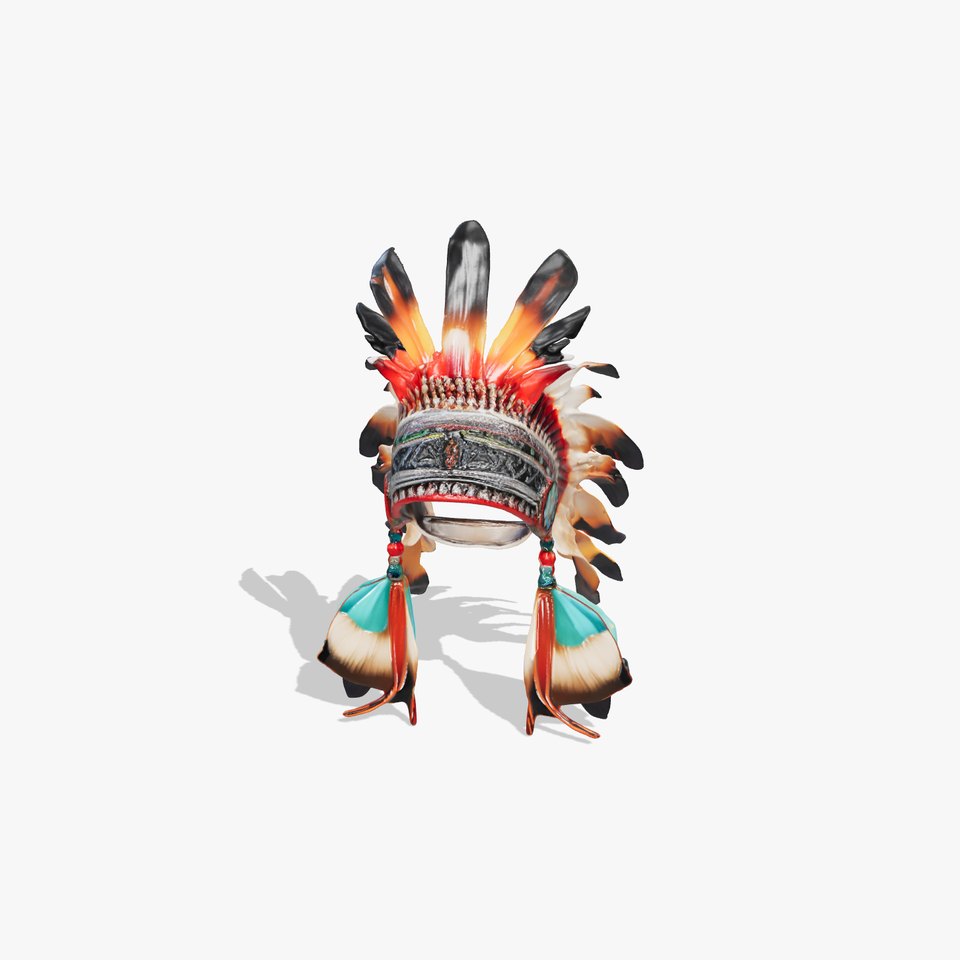 Traditional Feathered Headdress Model Pack