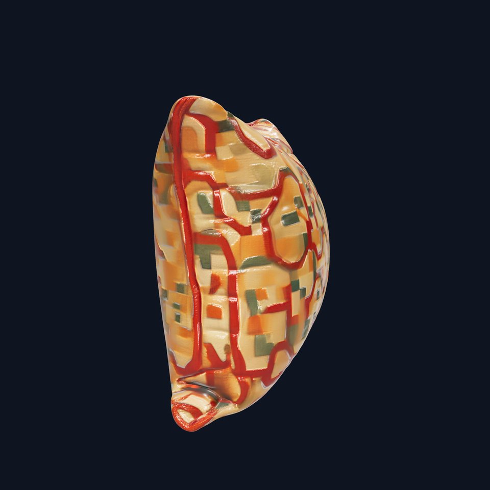 Geometric Pattern Pillow D Model Pack