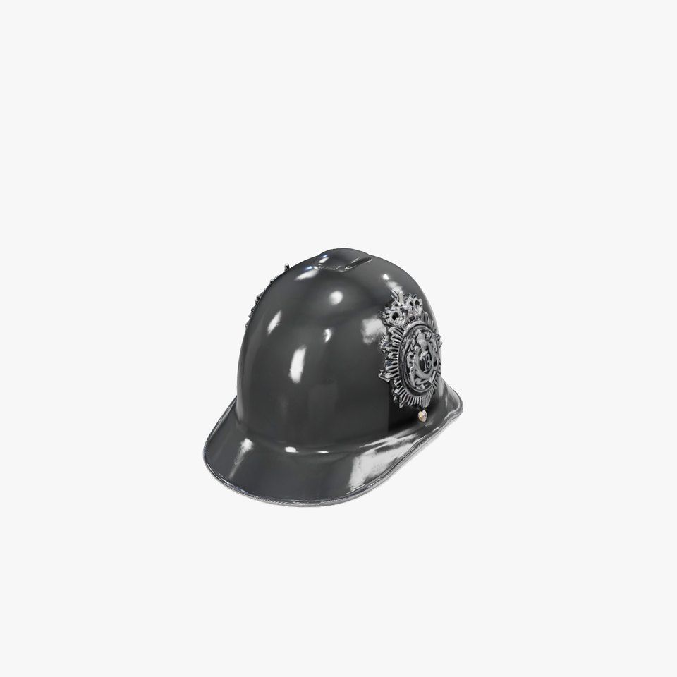 British Bobby Helmet D Model Pack